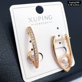 Сережки Xuping18К 19505 (2,6 см.)